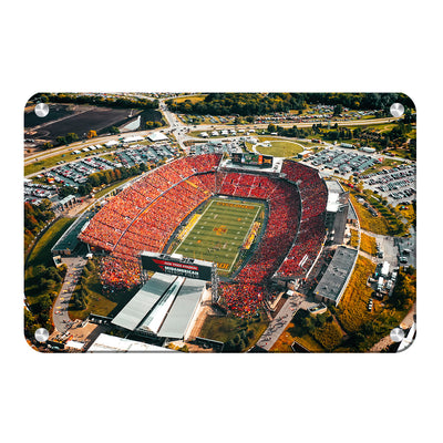 Iowa State Cyclones - Jack Trice Stadium Aerial - College Wall Art #Metal