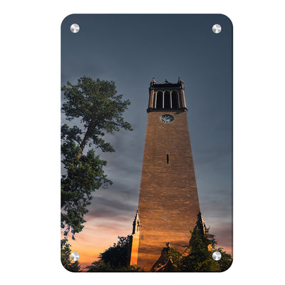 Iowa State Cyclones - Twilight Stanton Carillon Bell Tower - College Wall Art #Metal