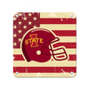 Iowa State Cyclones - Iowa State Stars and Stripes Helmet - College Wall Art #Metal