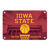 Iowa State Cyclones - Hilton Coliseum Iowa State Basketball - College Wall Art #Metal