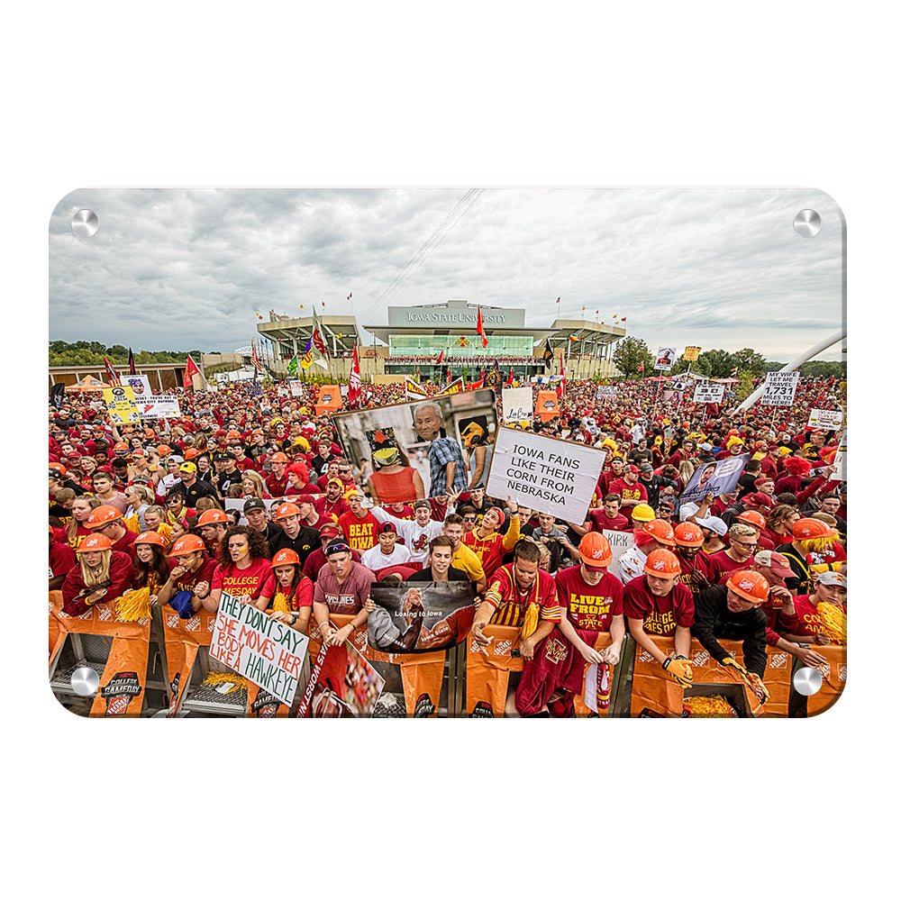Iowa State Cyclones - Football Game Day - College Wall Art #Canvas