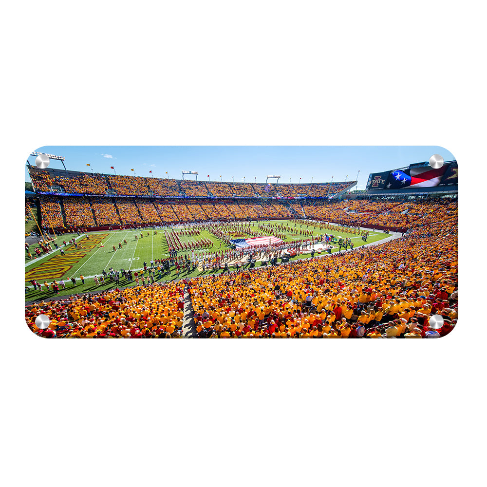 Iowa State Cyclones - Jack Trice National Anthem Pano - College Wall Art #Canvas