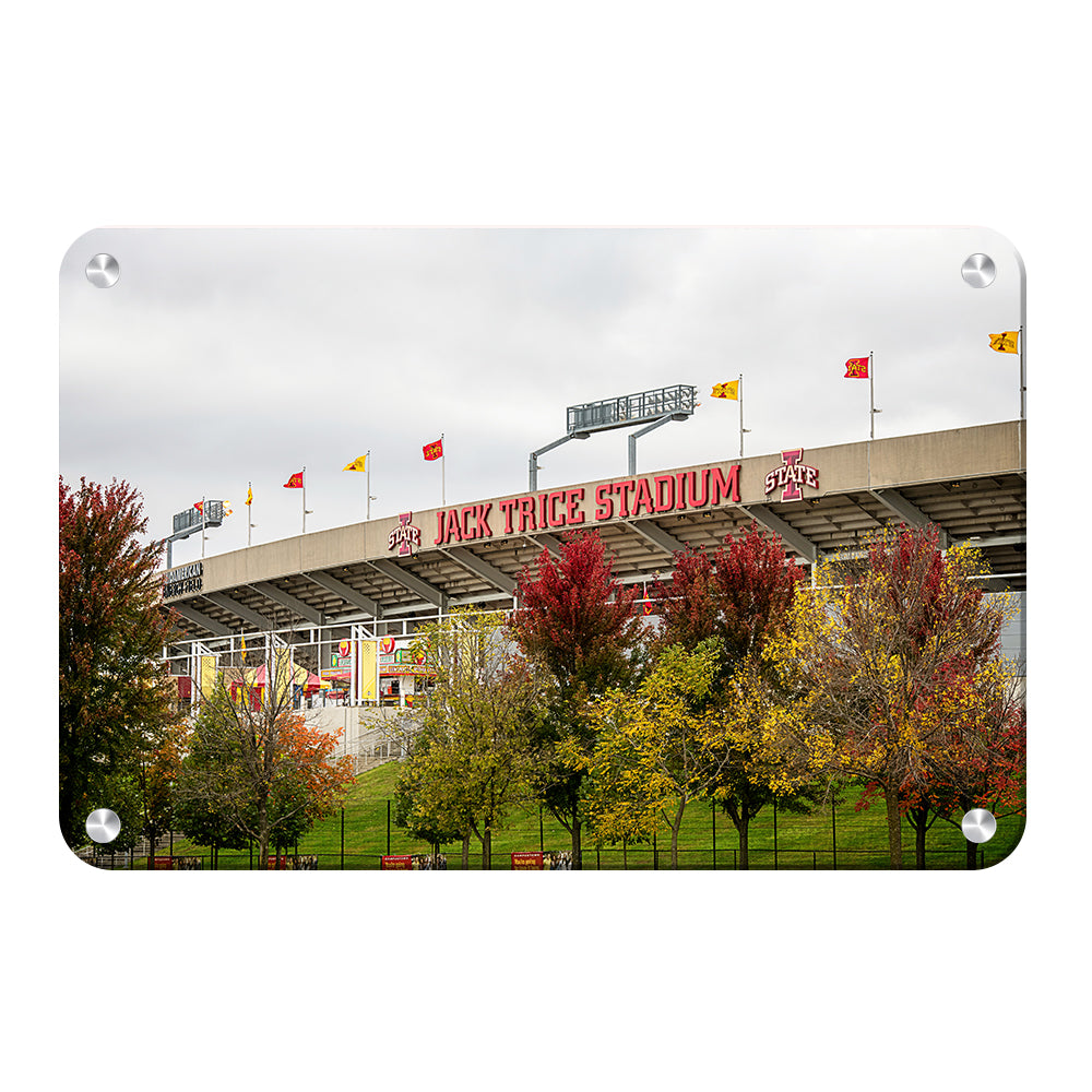 Iowa State Cyclones - Autumn Jack Trice - College Wall Art #Canvas