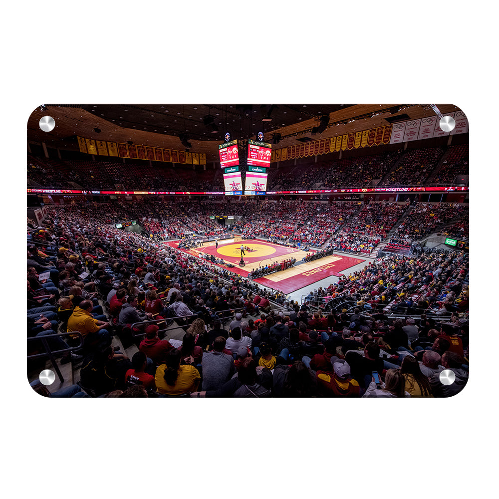 Iowa State Cyclones - Cyclone Wrestling - College Wall Art #Canvas