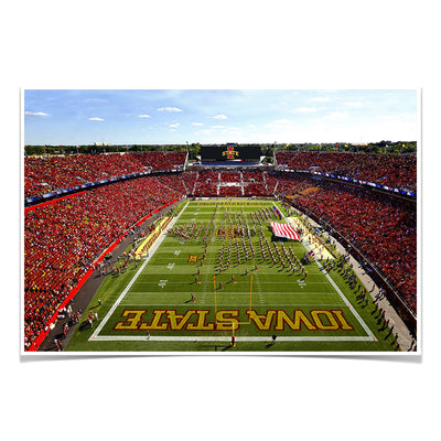 Iowa State Cyclones - Jack Trice Stadium End Zone - College Wall Art #Poster