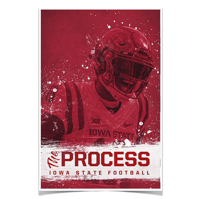 Iowa State Cyclones - The Process - College Wall Art #Poster
