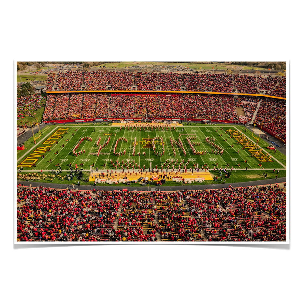 Iowa State Cyclones - Cyclone Marching Band - College Wall Art #Canvas