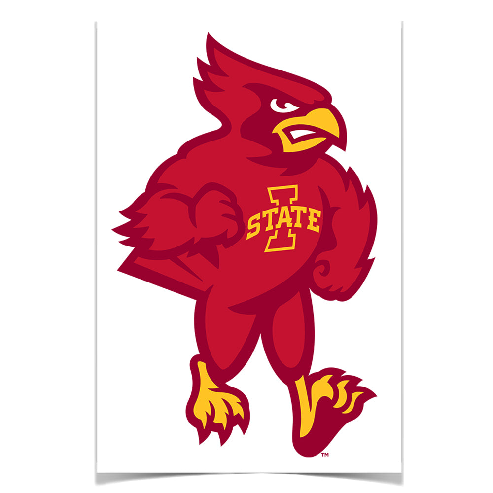 Iowa State Cyclones - Cy Logo - College Wall Art #Canvas