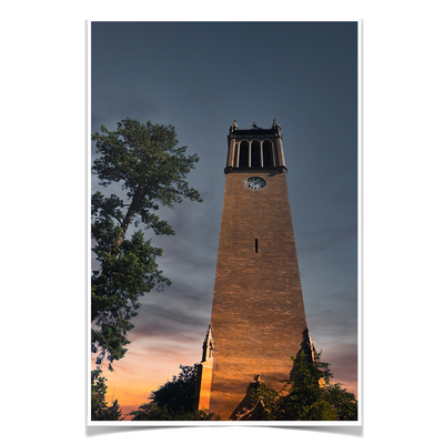Iowa State Cyclones - Twilight Stanton Carillon Bell Tower - College Wall Art #Poster