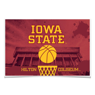 Iowa State Cyclones - Hilton Coliseum Iowa State Basketball - College Wall Art #Poster