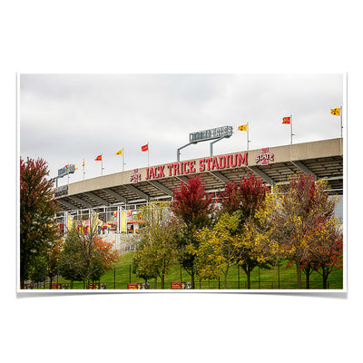 Iowa State Cyclones - Autumn Jack Trice - College Wall Art #Poster