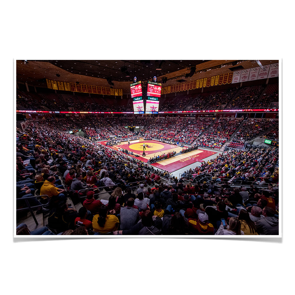Iowa State Cyclones - Cyclone Wrestling - College Wall Art #Canvas