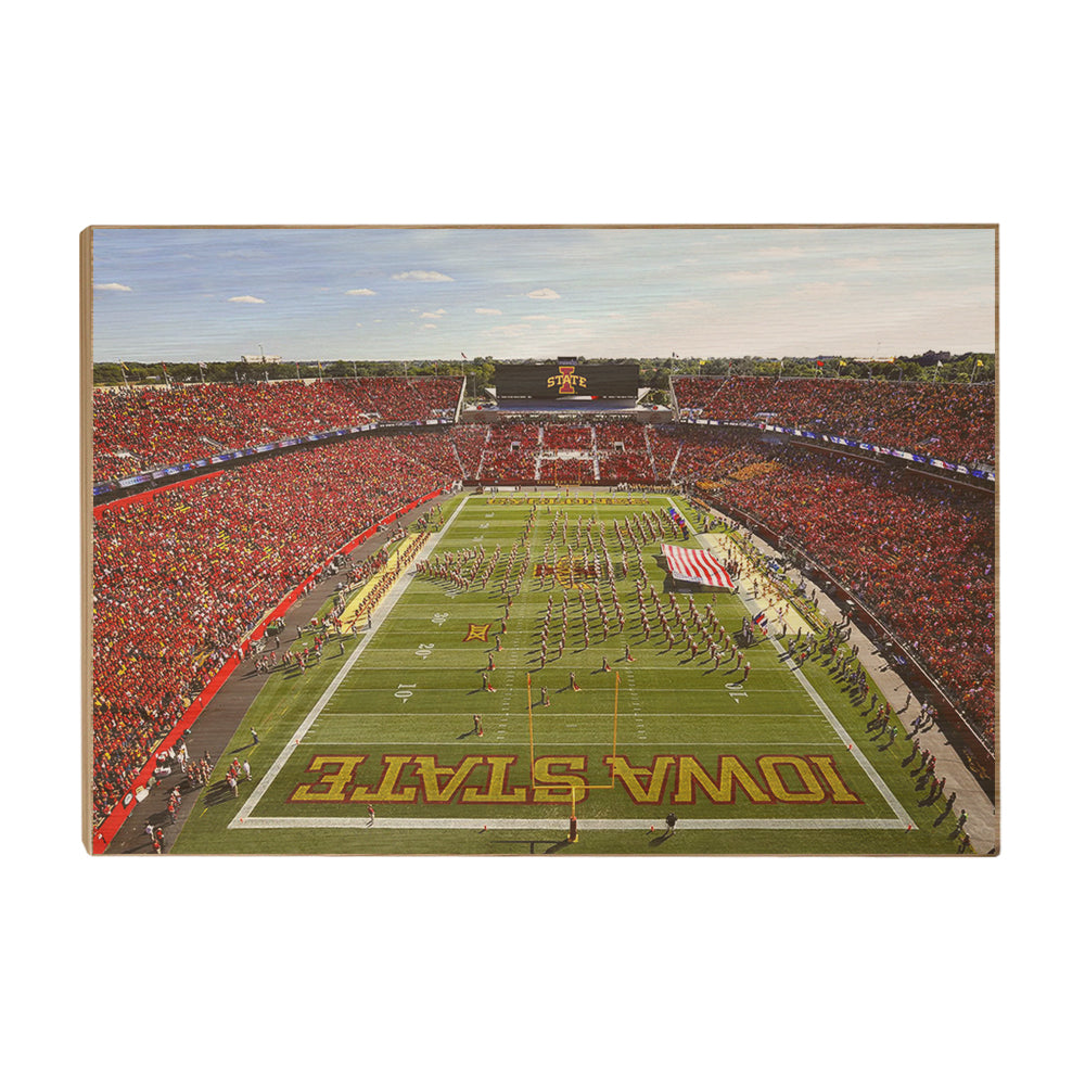 Iowa State Cyclones - Jack Trice Stadium End Zone - College Wall Art #Canvas