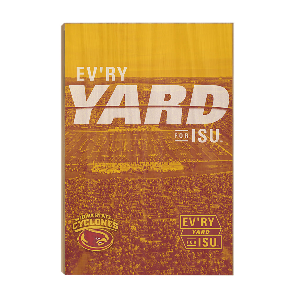 Iowa State Cyclones - Ev'ry Yard - College Wall Art #Canvas