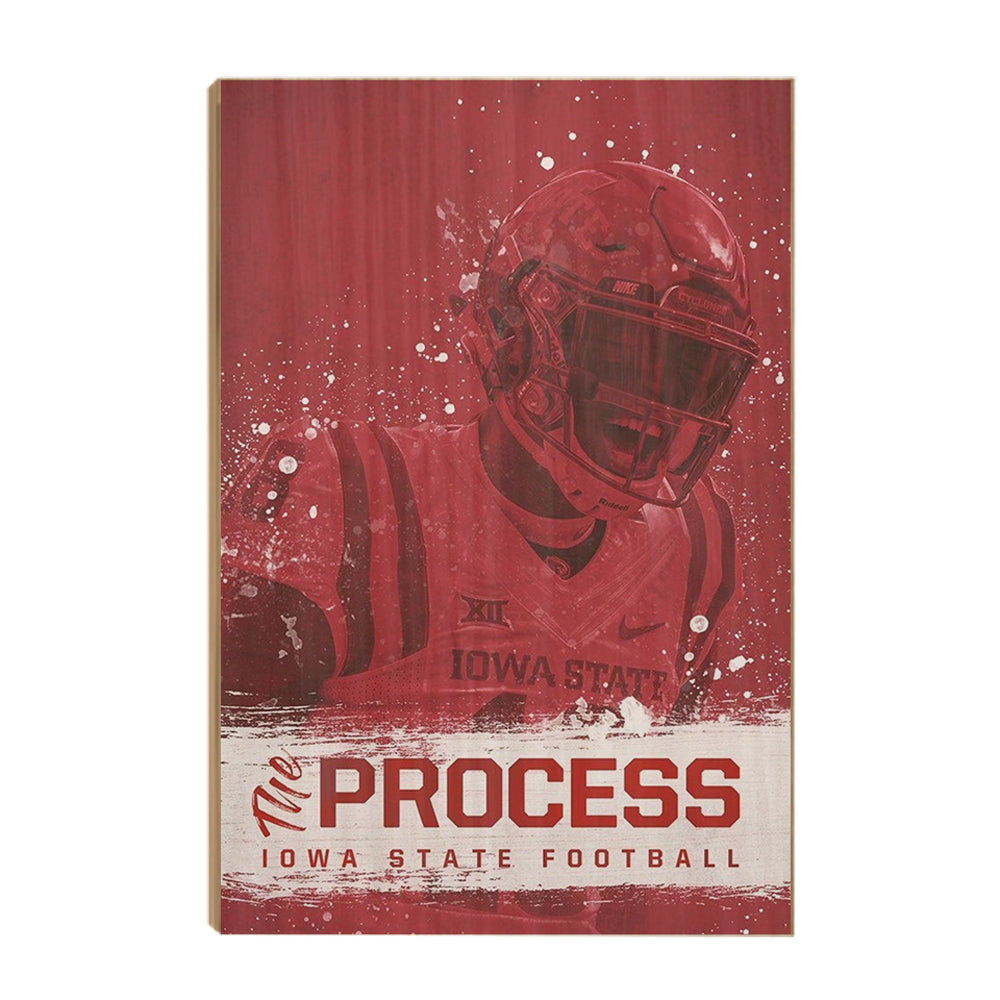 Iowa State Cyclones - The Process - College Wall Art #Canvas