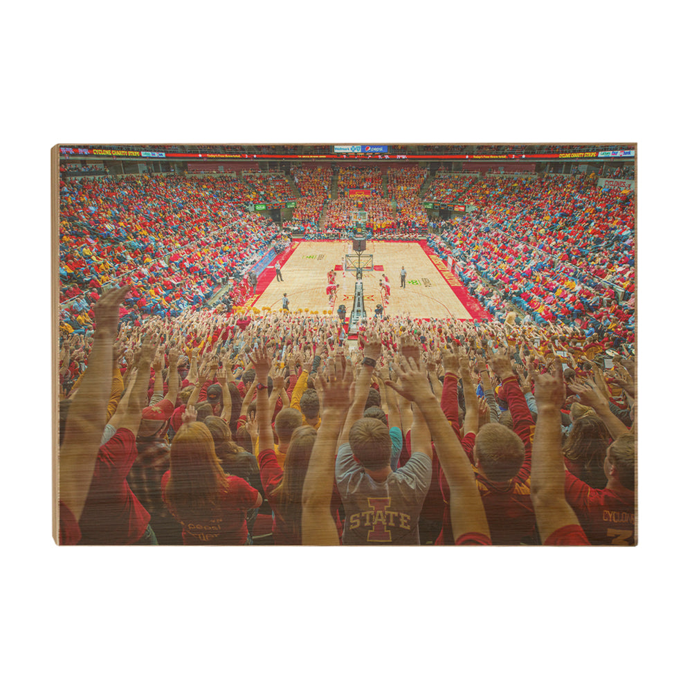 Iowa State Cyclones - Hilton Coliseum - College Wall Art #Canvas