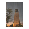 Iowa State Cyclones - Twilight Stanton Carillon Bell Tower - College Wall Art #Wood