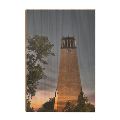 Iowa State Cyclones - Twilight Stanton Carillon Bell Tower - College Wall Art #Wood