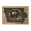 Iowa State Cyclones - Iowa State B&W - College Wall Art #Wood