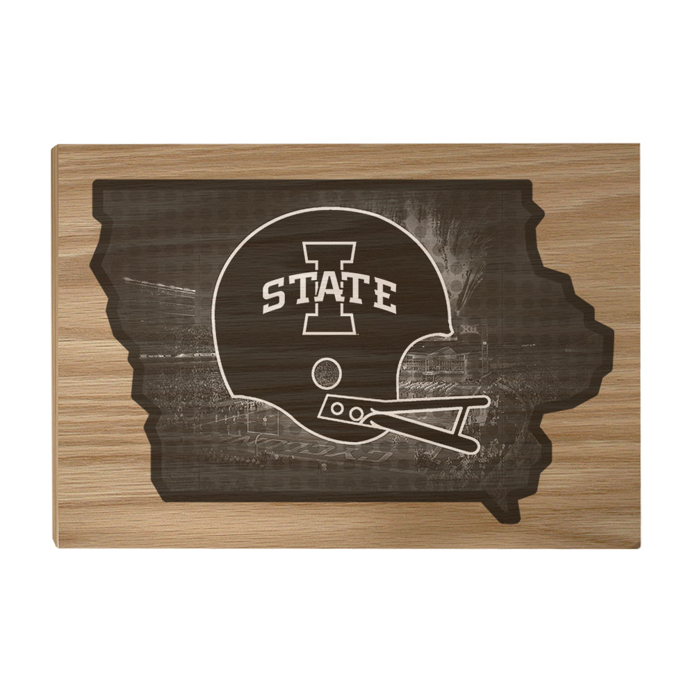 Iowa State Cyclones - Iowa State B&W - College Wall Art #Canvas