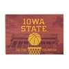 Iowa State Cyclones - Hilton Coliseum Iowa State Basketball - College Wall Art #Wood