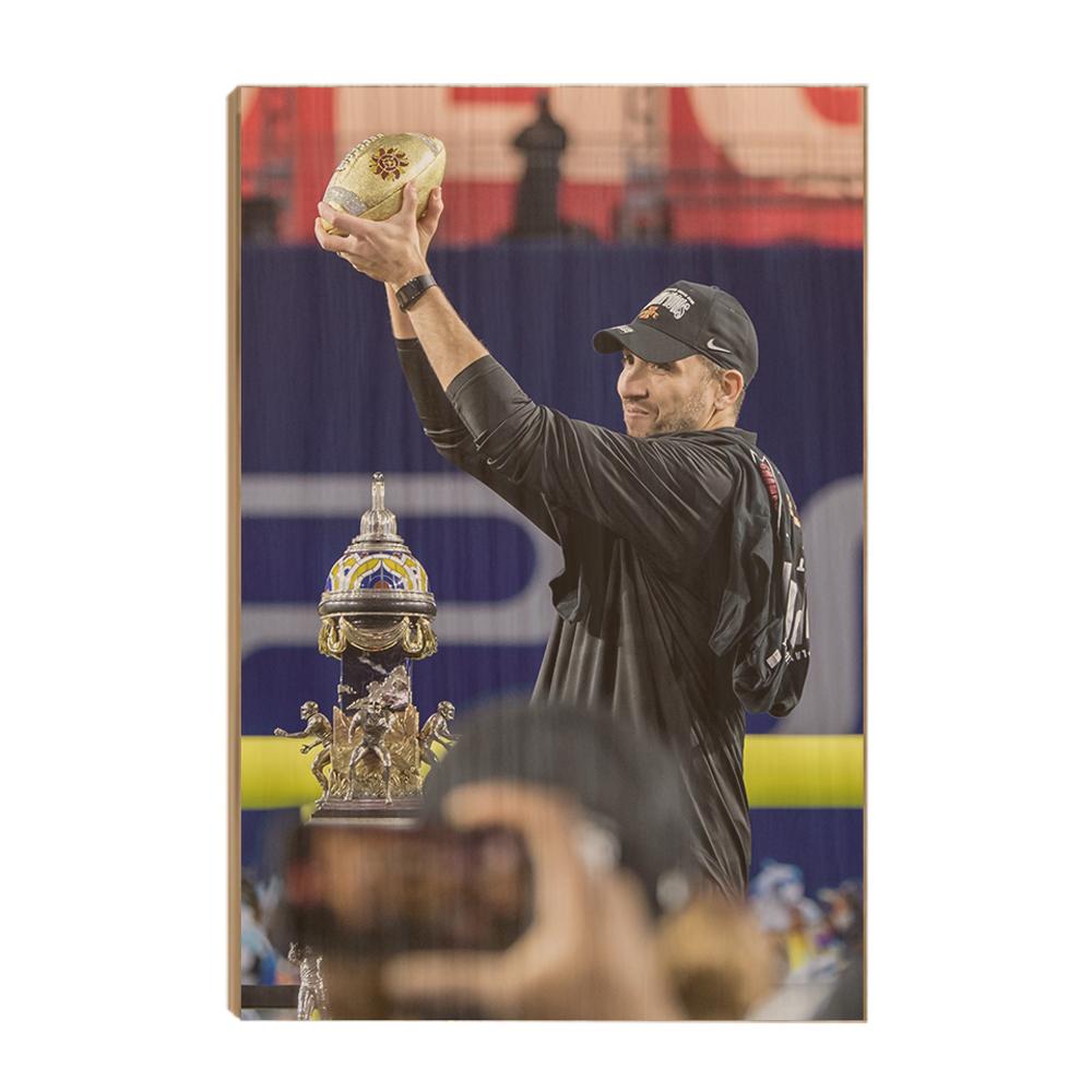 Iowa State Cyclones - Victory Matt Campbell - College Wall Art #Canvas