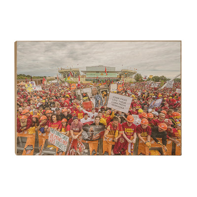 Iowa State Cyclones - Football Game Day - College Wall Art #Wood