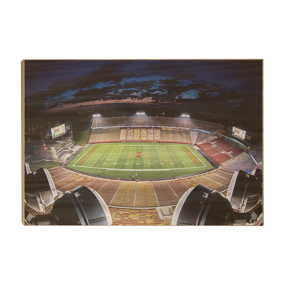 Iowa State Cyclones - Birds Eye View Jack Trice Stadium - College Wall Art #Canvas