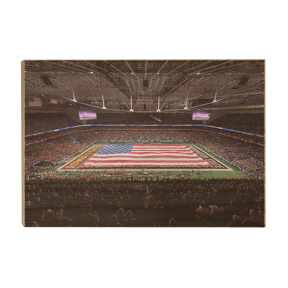 Iowa State Cyclones - Our National Flag - College Wall Art #Canvas