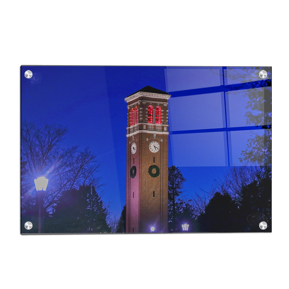 Northern Iowa Panthers - Christmas Campanile - College Wall Art #Canvas