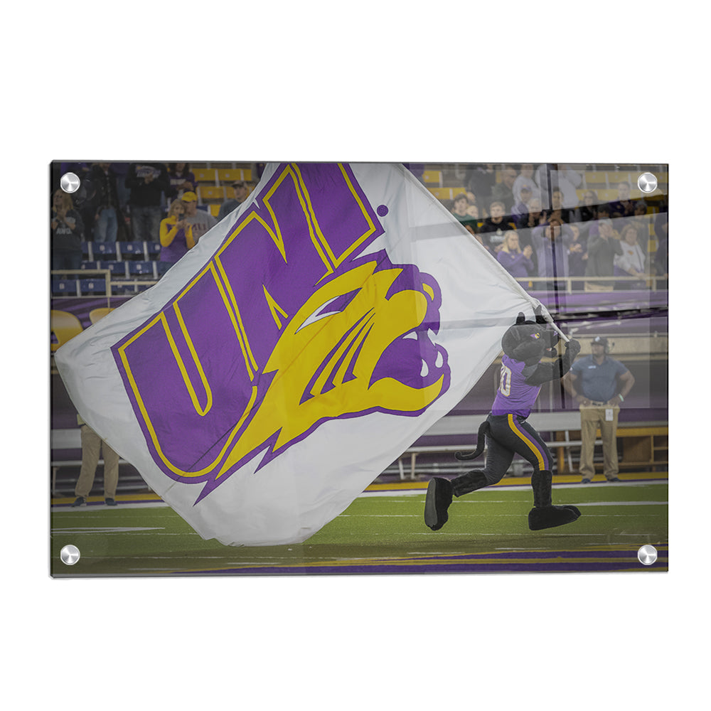 Northern Iowa Panthers - Panther Flag - College Wall Art #Canvas