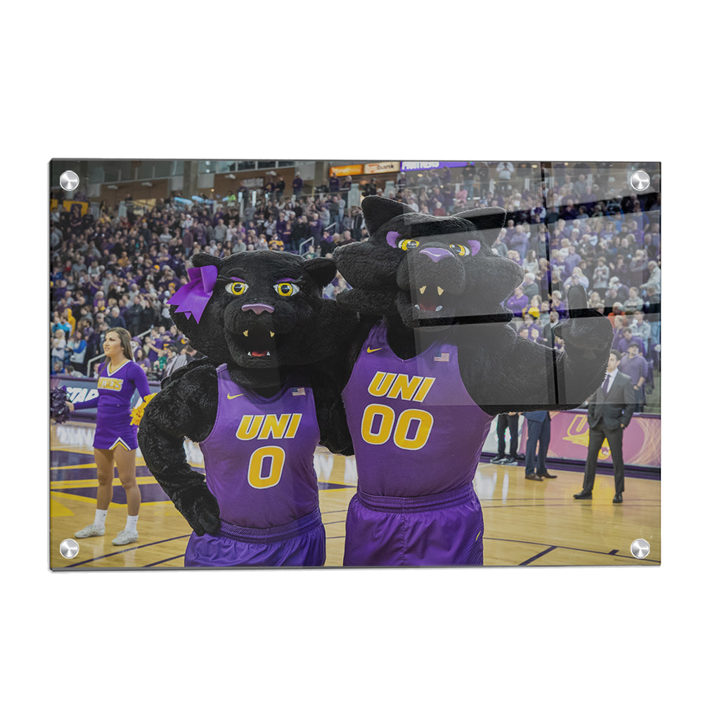 Northern Iowa Panthers - TC & TK - College Wall Art #Canvas