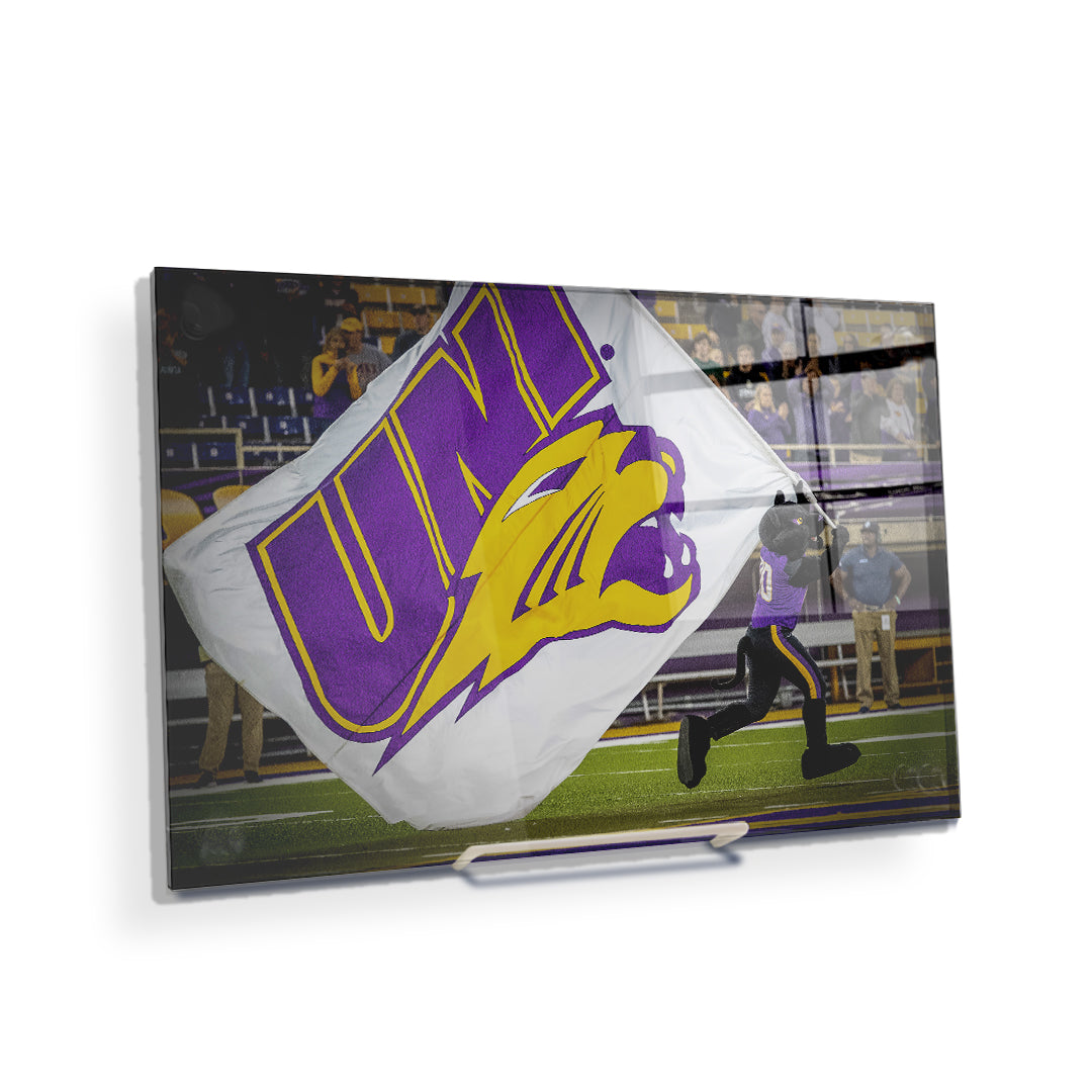 Northern Iowa Panthers - Panther Flag - College Wall Art #Canvas