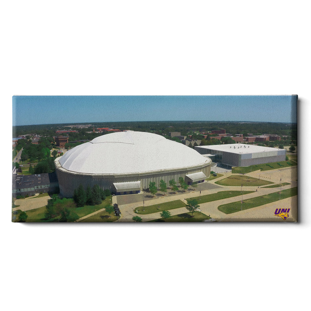 Northern Iowa Panthers - The Dome Panoramic - College Wall Art #Canvas