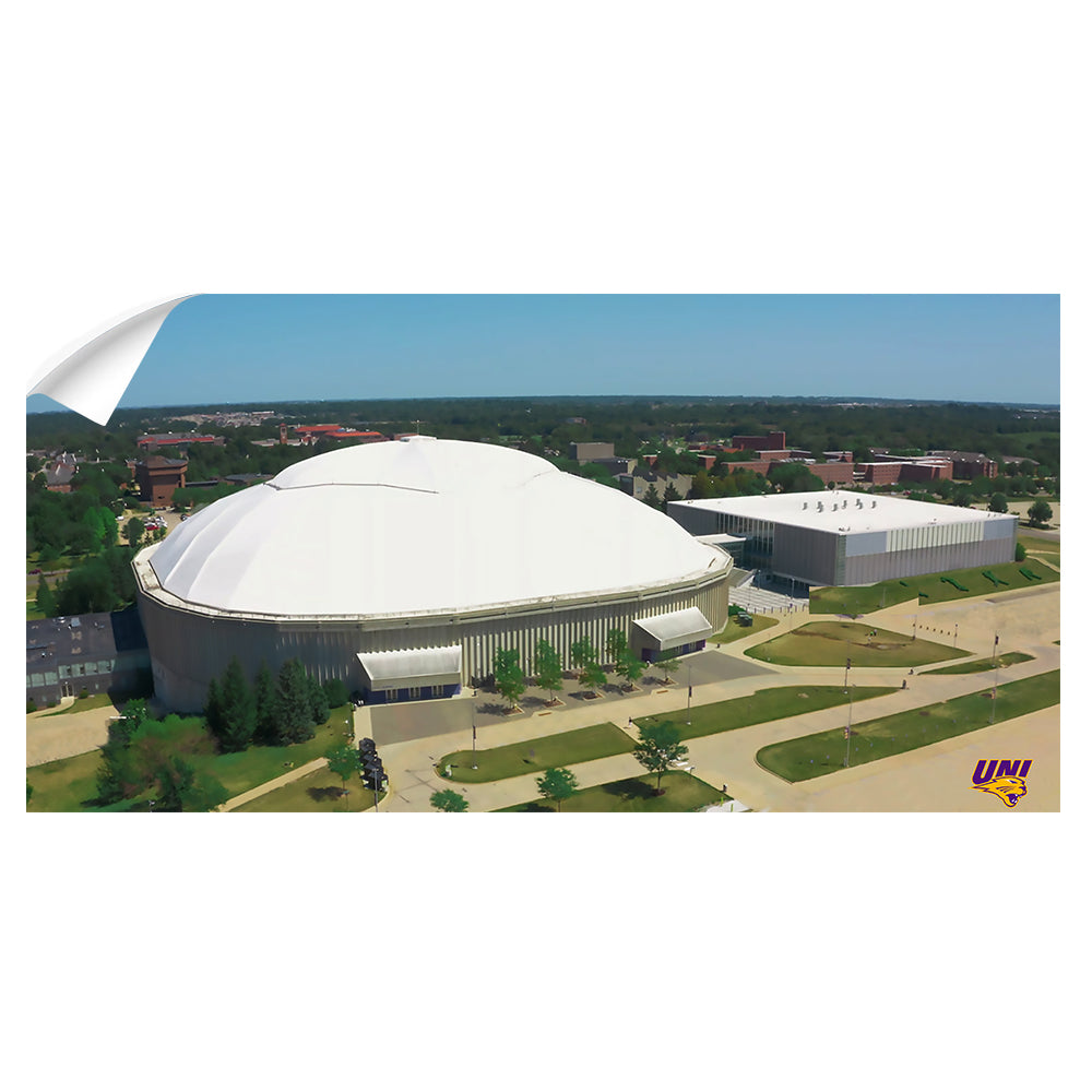 Northern Iowa Panthers - The Dome Panoramic - College Wall Art #Canvas