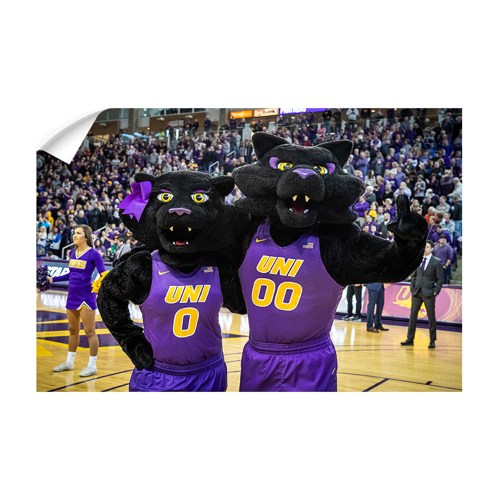 Northern Iowa Panthers - TC & TK - College Wall Art #Canvas
