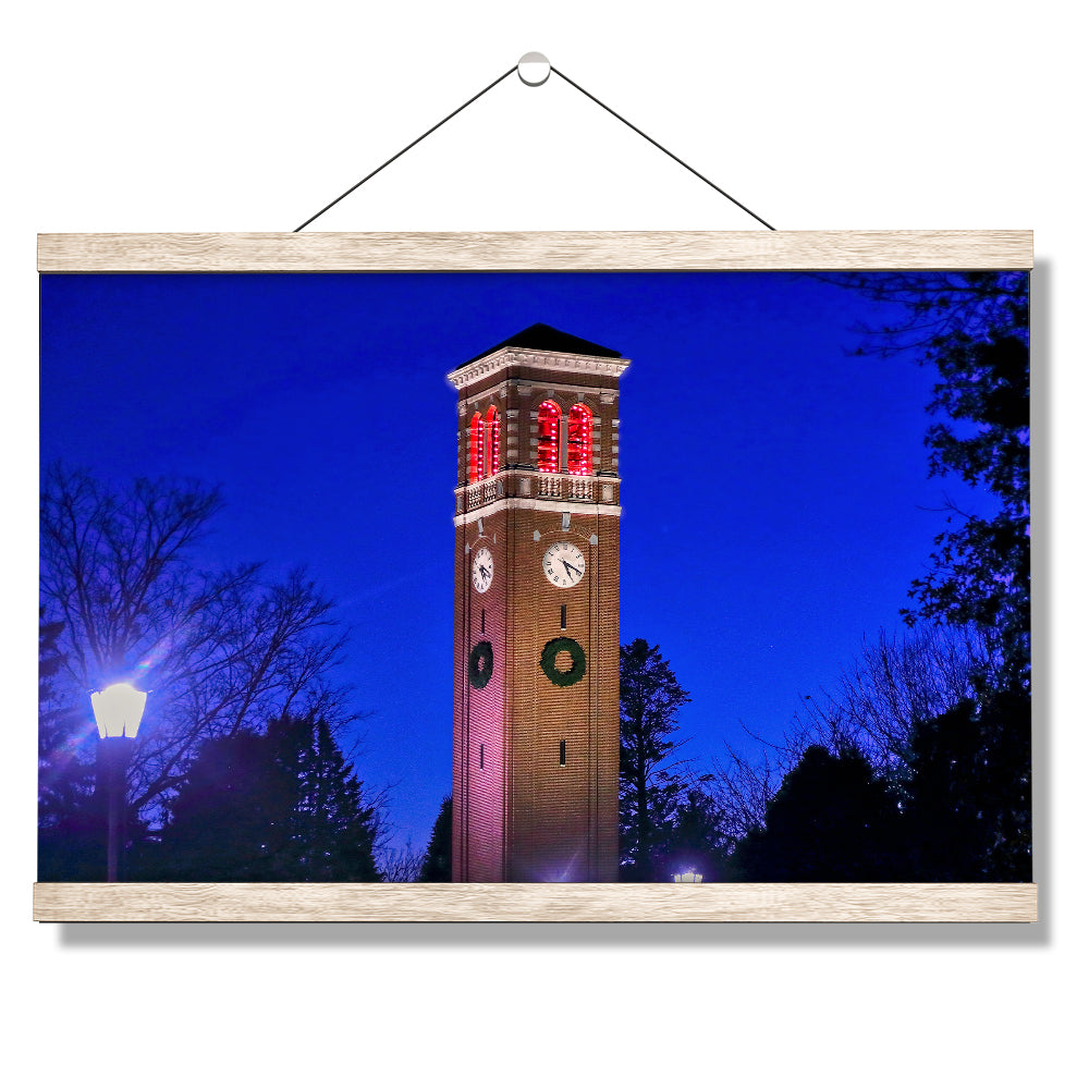 Northern Iowa Panthers - Christmas Campanile - College Wall Art #Canvas