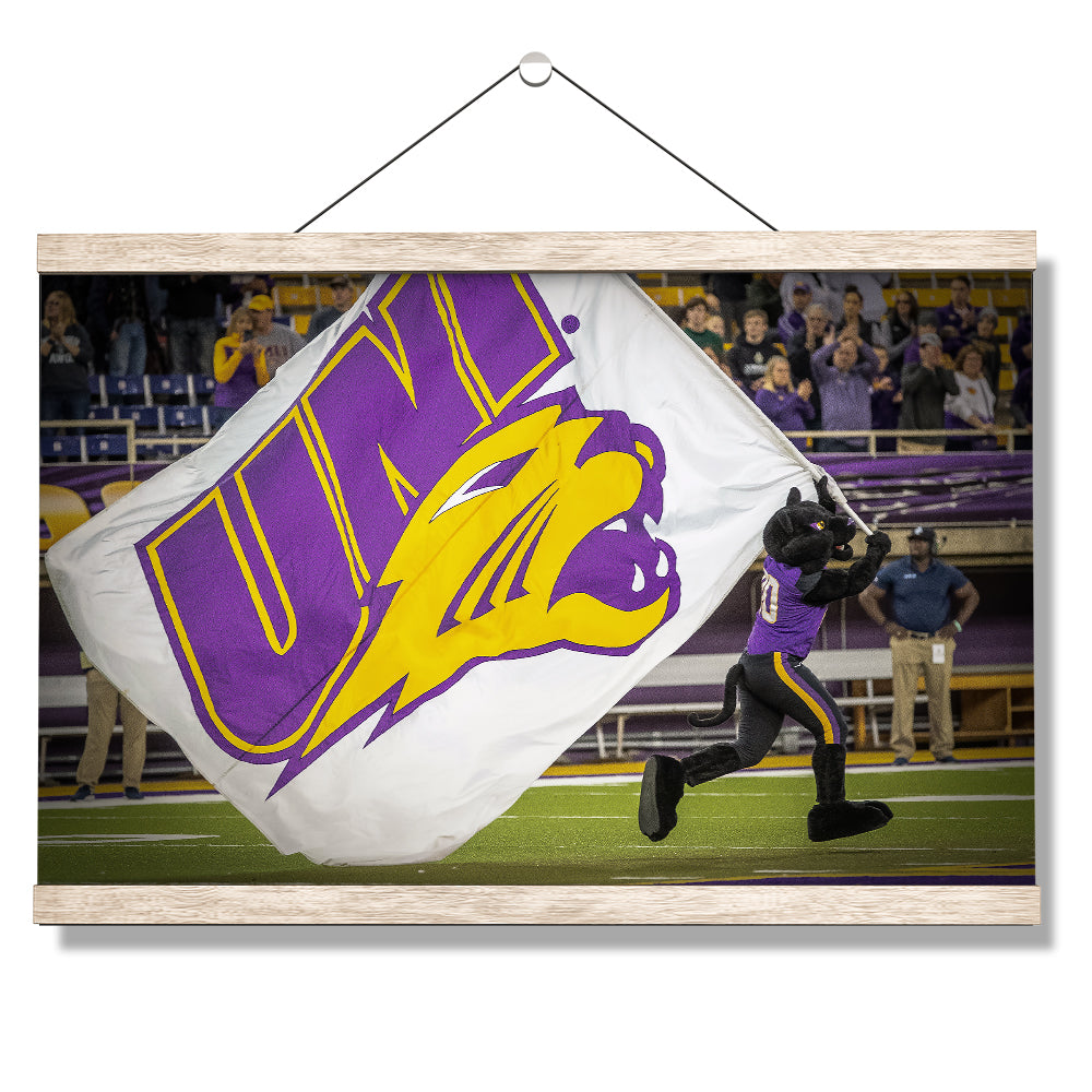 Northern Iowa Panthers - Panther Flag - College Wall Art #Canvas