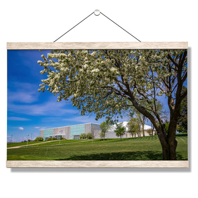 Northern Iowa Panthers - Uni Cherry Blossom - College Wall Art #Hanging Canvas