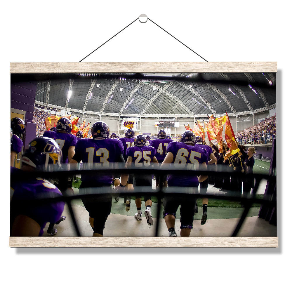 Northern Iowa Panthers - Out of the Garage, into the Dome - College Wall Art #Canvas