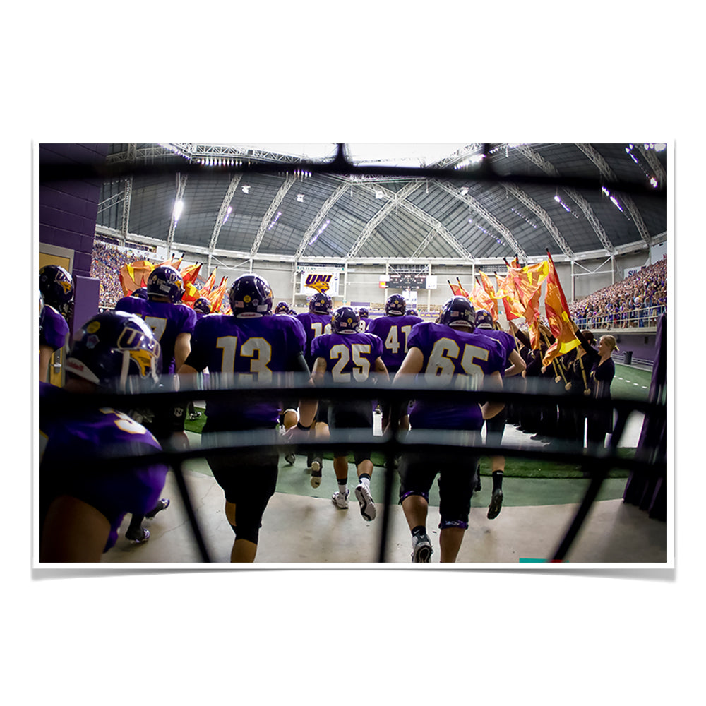 Northern Iowa Panthers - Out of the Garage, into the Dome - College Wall Art #Canvas