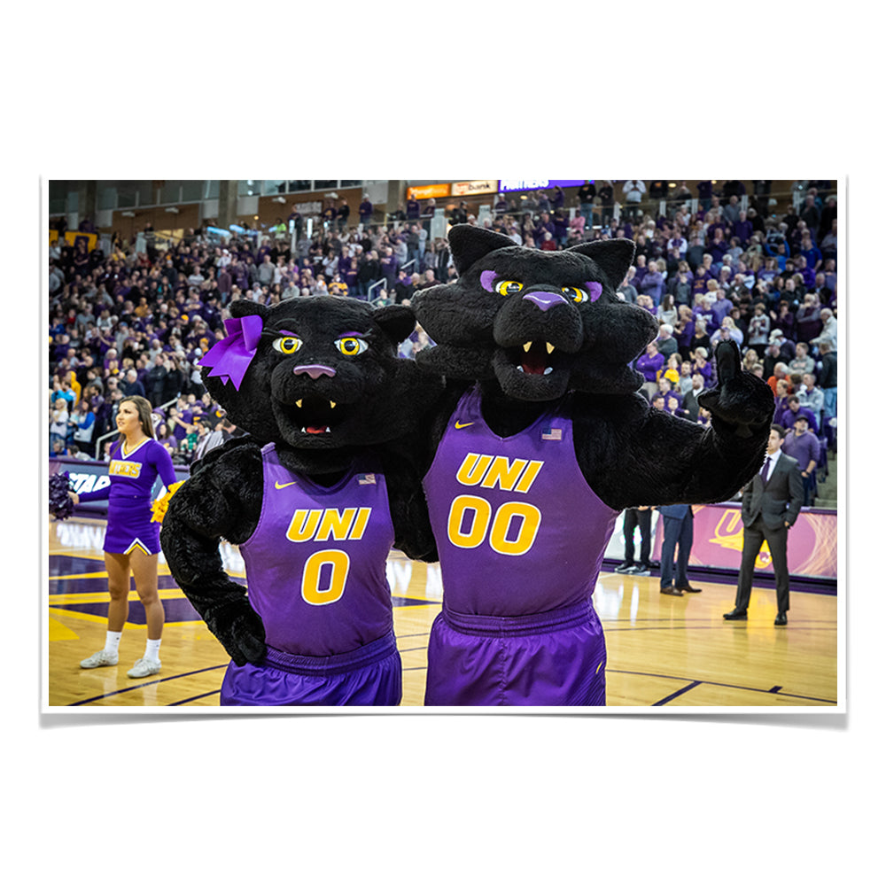 Northern Iowa Panthers - TC & TK - College Wall Art #Canvas