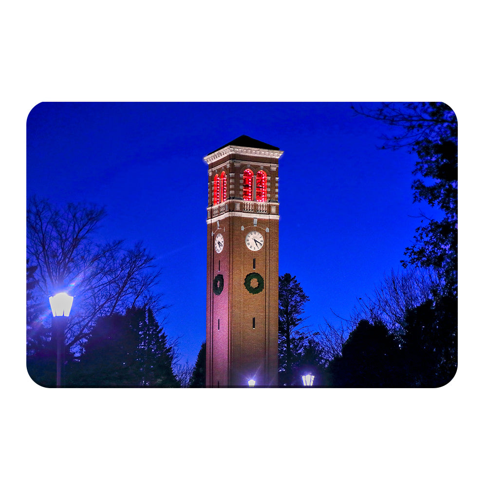 Northern Iowa Panthers - Christmas Campanile - College Wall Art #Canvas