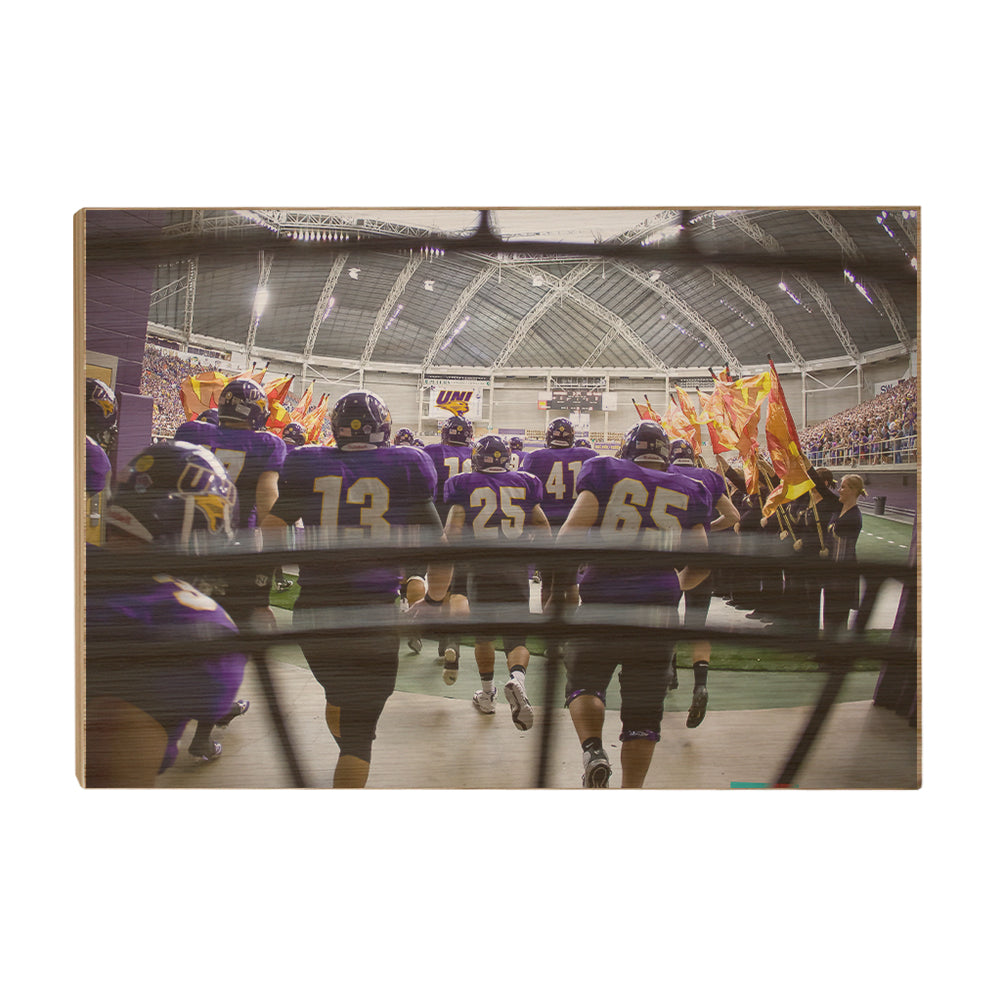 Northern Iowa Panthers - Out of the Garage, into the Dome - College Wall Art #Canvas