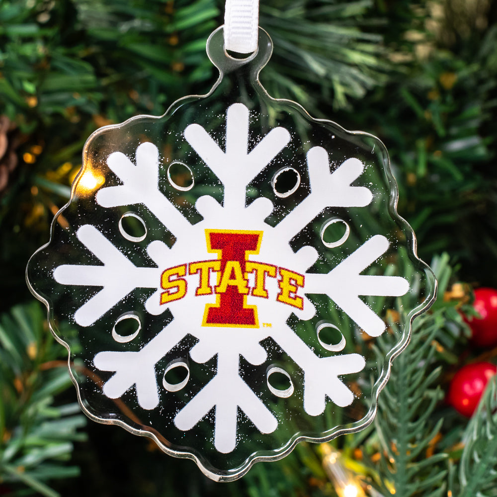 Iowa State Cyclones - Iowa State Snowflake Ornament