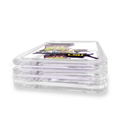 LSU Tigers -  Mike VII's State Drink Coaster