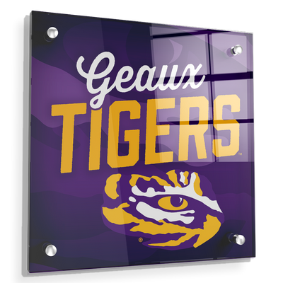 LSU Tigers - Geaux Tigers - College Wall Art #Acrylic