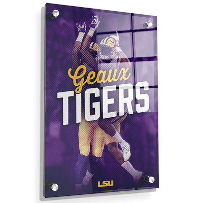 LSU Tigers - Geaux Tiger High Five - College Wall Art #Acrylic