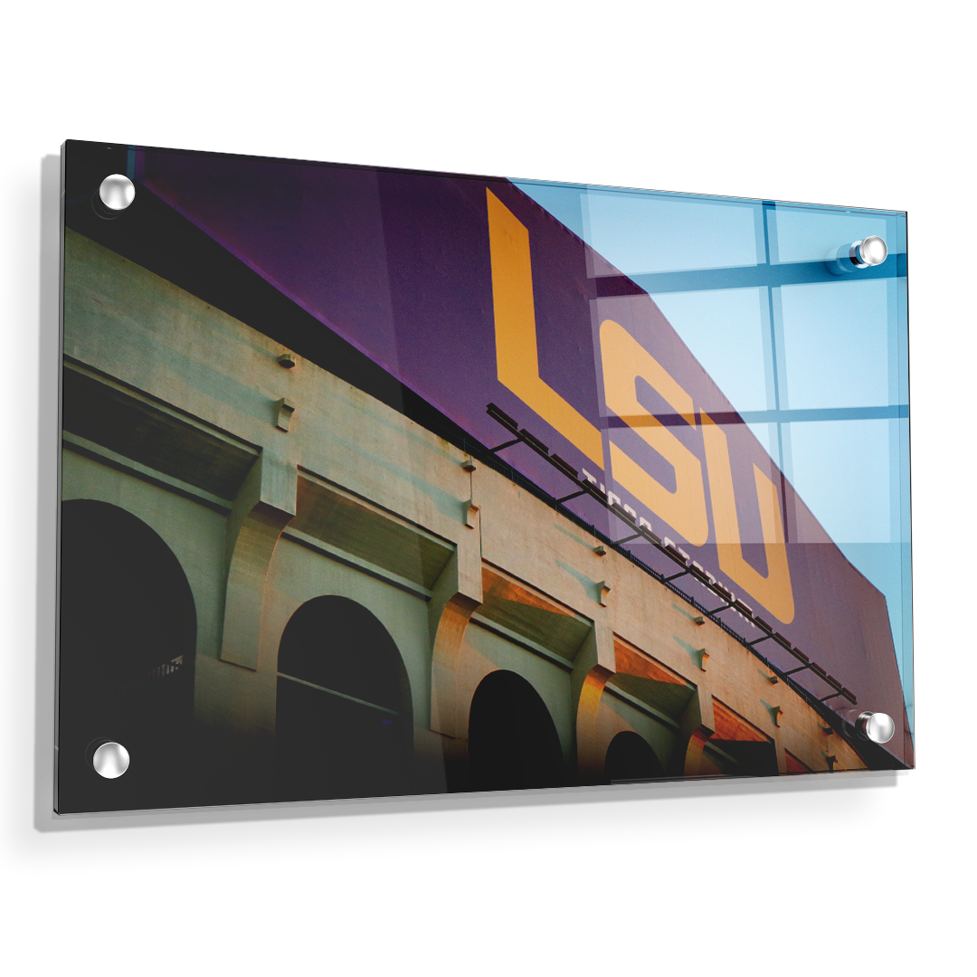 LSUTigersLSUTigerStadiumCollegeWallArt College Wall Art