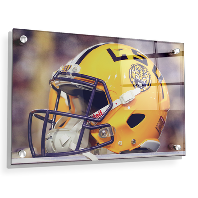 LSU Tigers - Tiger Helmet - College Wall Art #Acrylic